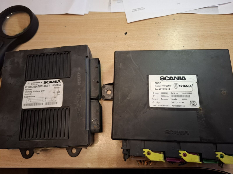 Scania C007. C006 - Kontrol blok: billede 1 Scania C007. C006 - Kontrol blok: billede 1