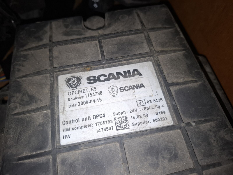 Scania C007. C006 - Kontrol blok: billede 4 Scania C007. C006 - Kontrol blok: billede 4