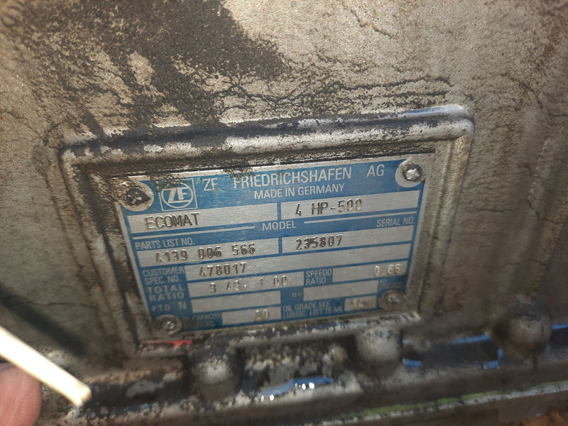 ZF 5HP 590 .5HP602c. 5HP502C . 5HP500 .4HP500 / для Мерседе - Gearkasse: billede 5 ZF 5HP 590 .5HP602c. 5HP502C . 5HP500 .4HP500 / для Мерседе - Gearkasse: billede 5