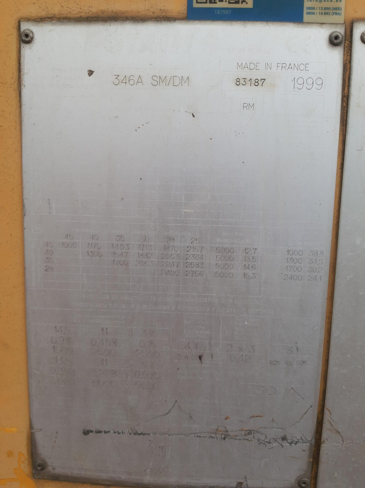 Potain GTMR 346A - Semimobilkran: billede 1 Potain GTMR 346A - Semimobilkran: billede 1