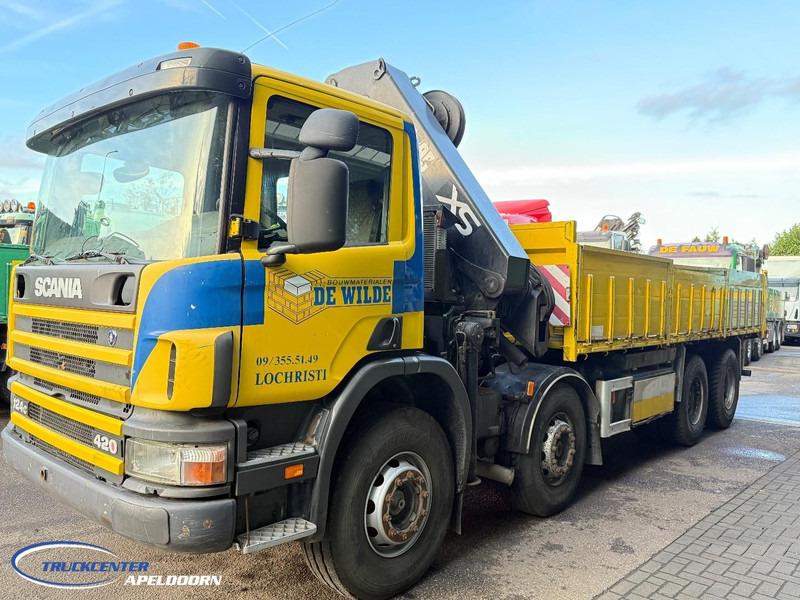 Scania P124-420 8x4 Naafreductie, Bladgeveerd, Handgeschakeld, HIAB 322 E5 - Tipvogn lastbil, Lastbil med kran: billede 3 Scania P124-420 8x4 Naafreductie, Bladgeveerd, Handgeschakeld, HIAB 322 E5 - Tipvogn lastbil, Lastbil med kran: billede 3