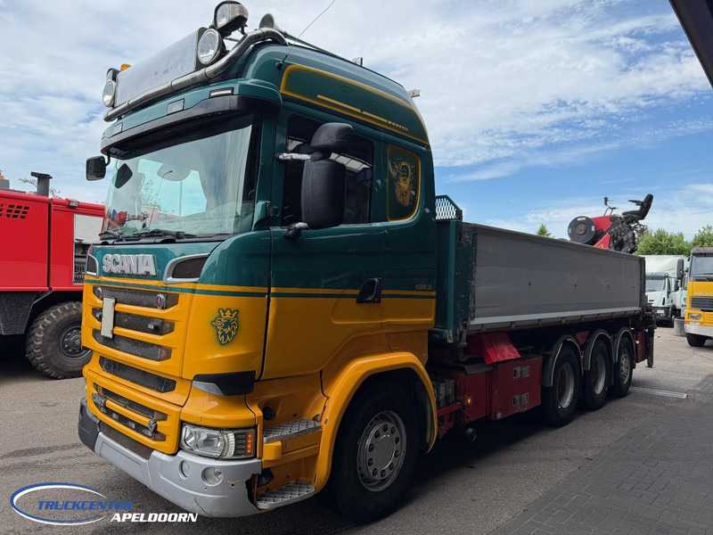 Scania R580 V8 8x4 Reduction axles, HMF 2620 K5 - Tipvogn lastbil, Lastbil med kran: billede 3 Scania R580 V8 8x4 Reduction axles, HMF 2620 K5 - Tipvogn lastbil, Lastbil med kran: billede 3