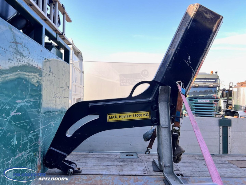 Lastbil med lad, Lastbil med kran Volvo FH 440 HIAB 800 E4, 8x2: billede 9