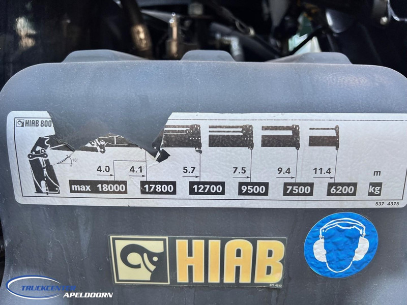 Lastbil med lad, Lastbil med kran Volvo FH 440 HIAB 800 E4, 8x2: billede 7