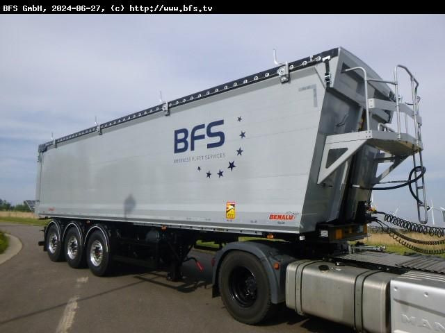 Benalu BULKLINER S  52 m³ Alu-Kastenmulde, Kombiklappe - Tipvogn sættevogn: billede 1 Benalu BULKLINER S  52 m³ Alu-Kastenmulde, Kombiklappe - Tipvogn sættevogn: billede 1