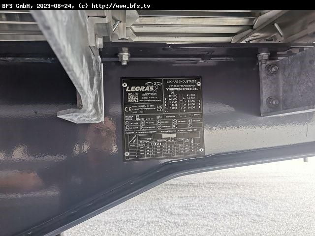 Legras Schubboden FMA SEITENTÜRER, 88 m³ - Walking floor sættevogn: billede 2 Legras Schubboden FMA SEITENTÜRER, 88 m³ - Walking floor sættevogn: billede 2