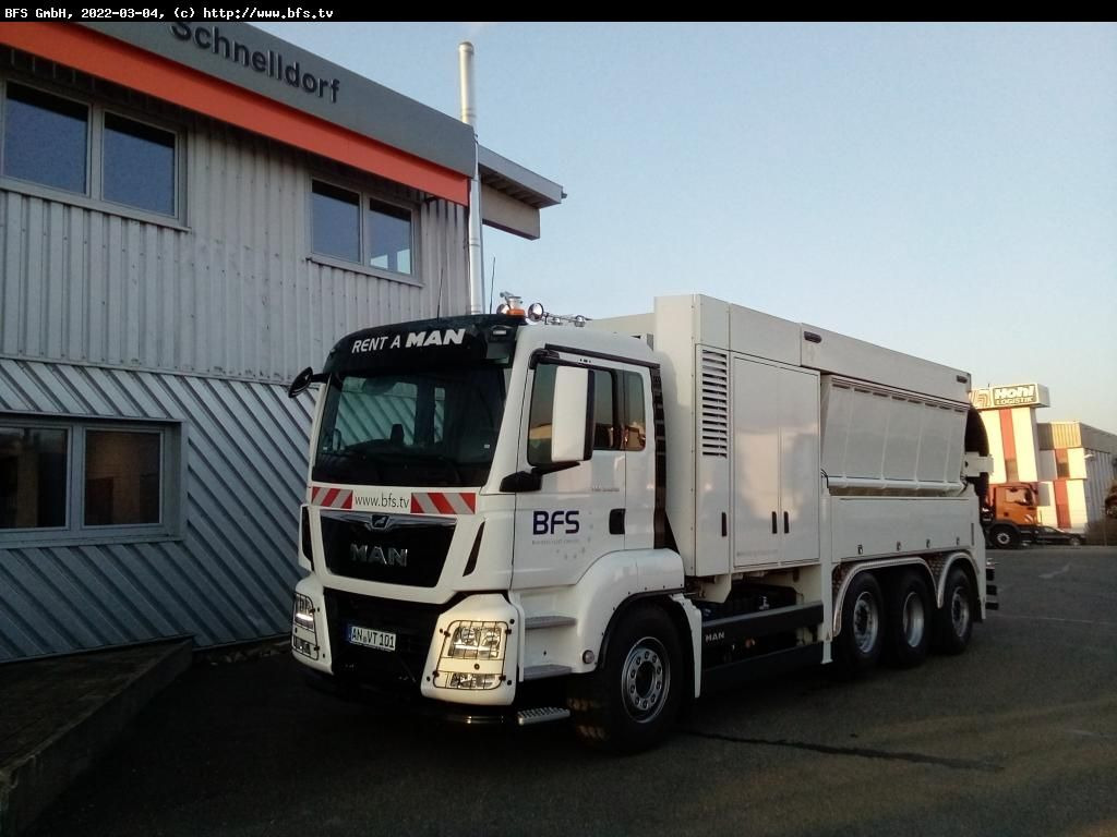 MAN TGS 35.510 8X4-4 BL RSP Saugbagger - Slamsugemaskine: billede 1 MAN TGS 35.510 8X4-4 BL RSP Saugbagger - Slamsugemaskine: billede 1