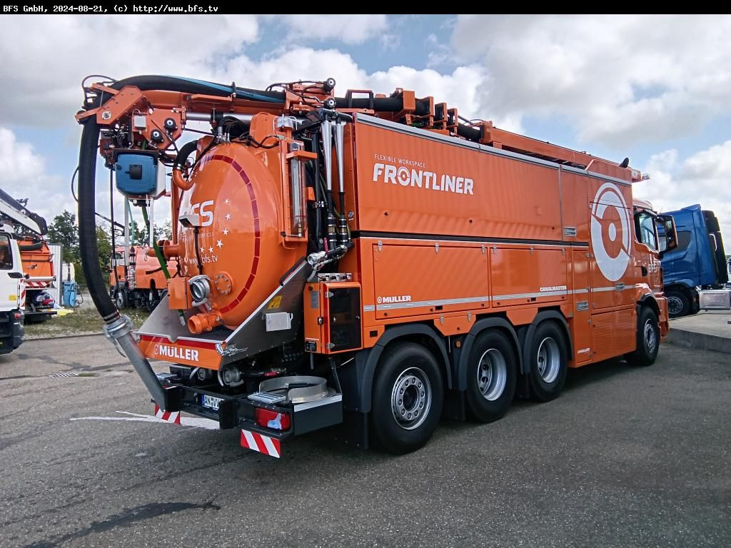 MAN TGS (TG3) 35.510 8x4-4 BL CH MÜLLER Canalmaster - Slamsugemaskine: billede 2 MAN TGS (TG3) 35.510 8x4-4 BL CH MÜLLER Canalmaster - Slamsugemaskine: billede 2