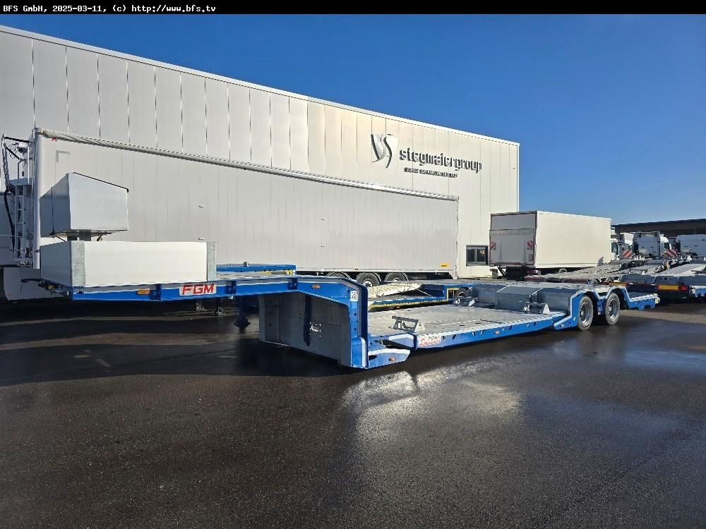 Semi Trailer 26 FGM 2-Achs Tieflader - Nedbygget platform sættevogn: billede 3 Semi Trailer 26 FGM 2-Achs Tieflader - Nedbygget platform sættevogn: billede 3
