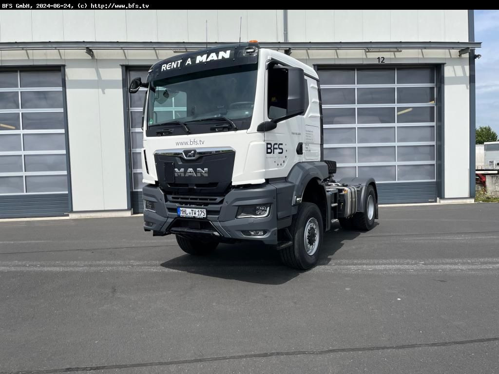 Trækker MAN TGS (TG3) 18.520 4x4 BL SA hohe Bauart, Kipphydr: billede 1