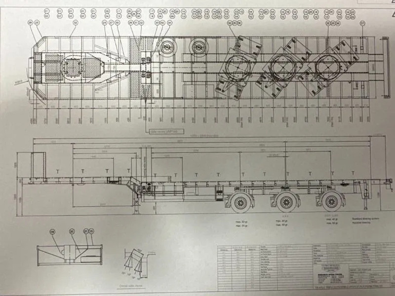 Broshuis 3 X EXTENDABLE TOTALE 42 M + EXTENSION TRACK DEFECTIVE - Nedbygget platform sættevogn: billede 2 Broshuis 3 X EXTENDABLE TOTALE 42 M + EXTENSION TRACK DEFECTIVE - Nedbygget platform sættevogn: billede 2