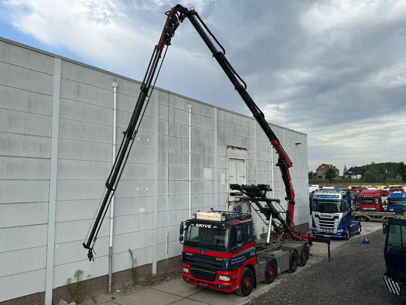 DAF CF 85.460 8X2 + YEAR 2016 HMF CRANE 2620-K4 + FLYJIB + WINCH + REMOTE - Lastbil med wirehejs, Lastbil med kran: billede 2 DAF CF 85.460 8X2 + YEAR 2016 HMF CRANE 2620-K4 + FLYJIB + WINCH + REMOTE - Lastbil med wirehejs, Lastbil med kran: billede 2