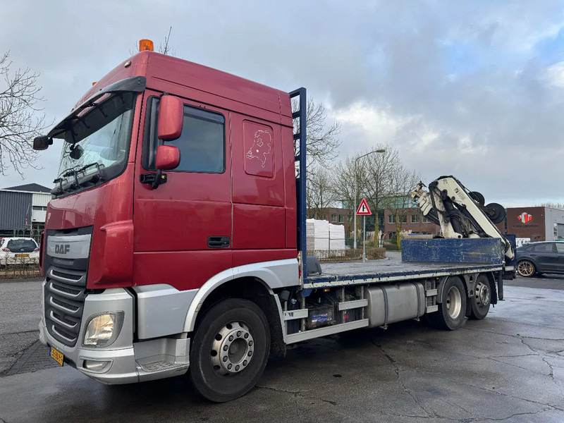 DAF XF 510 6X2 EURO 6 + HIAB 166 HI PRO + REMOTE CONTROL - Lastbil med lad, Lastbil med kran: billede 2 DAF XF 510 6X2 EURO 6 + HIAB 166 HI PRO + REMOTE CONTROL - Lastbil med lad, Lastbil med kran: billede 2