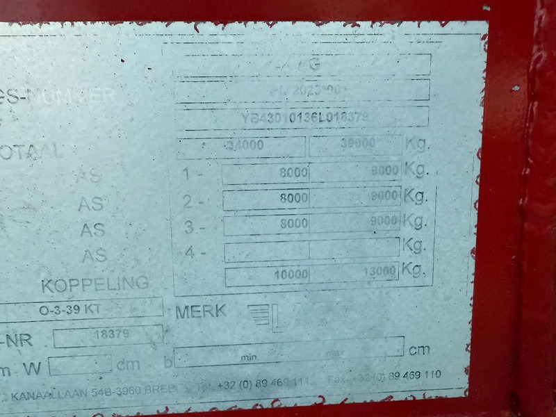 Tanksættevogn LAG O-3-39 - 61.000 LITER - TIPPER BULK - 3 AXLE - BPW: billede 11