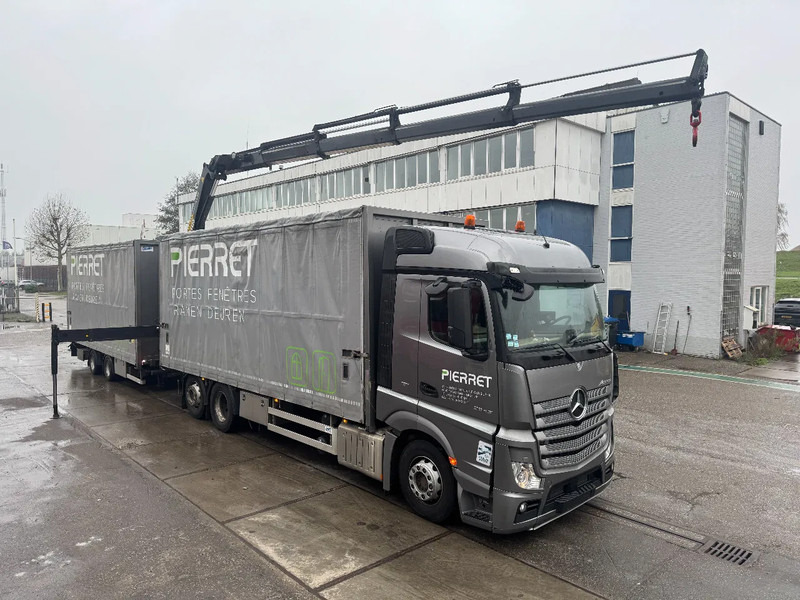 Mercedes-Benz Actros 2645 PALFINGER PK 19 + REMOTE CONTROL + ROYEN HANGER COMPLETE 2017! - Lastbil med presenning, Lastbil med kran: billede 3 Mercedes-Benz Actros 2645 PALFINGER PK 19 + REMOTE CONTROL + ROYEN HANGER COMPLETE 2017! - Lastbil med presenning, Lastbil med kran: billede 3