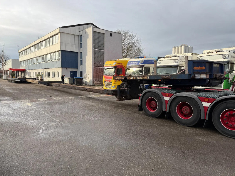 Nooteboom MC0 105-08V, 2 EXTENDABLE 12.35 + 12,05 8 AXLE, 2 LIFT AXLES, 7 AXLE STEERING, REMOTE CONTROLE - Nedbygget platform sættevogn: billede 1 Nooteboom MC0 105-08V, 2 EXTENDABLE 12.35 + 12,05 8 AXLE, 2 LIFT AXLES, 7 AXLE STEERING, REMOTE CONTROLE - Nedbygget platform sættevogn: billede 1