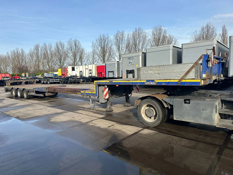 Nooteboom MCO-48-03V/L, 3 AXLE STEERINGDUBBLE EXTENDABLE 2 X 5,5 METER - Nedbygget platform sættevogn: billede 2 Nooteboom MCO-48-03V/L, 3 AXLE STEERINGDUBBLE EXTENDABLE 2 X 5,5 METER - Nedbygget platform sættevogn: billede 2