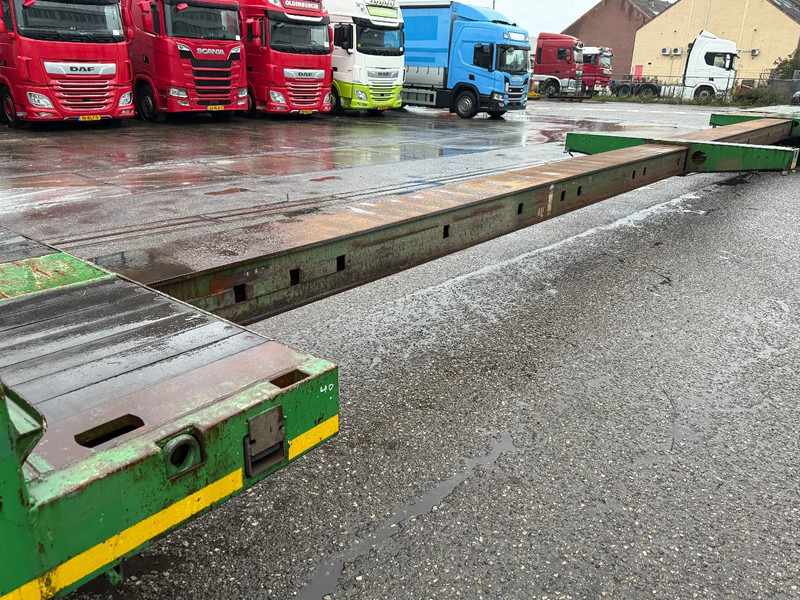 Nooteboom MCO-48-03V/L - 3 AXLES FORCED STEERING - 2x EXTENDABLE - Nedbygget platform sættevogn: billede 3 Nooteboom MCO-48-03V/L - 3 AXLES FORCED STEERING - 2x EXTENDABLE - Nedbygget platform sættevogn: billede 3