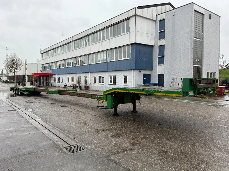 Nooteboom MCO-48-03V/L - 3 AXLES FORCED STEERING - 2x EXTENDABLE - Nedbygget platform sættevogn: billede 2 Nooteboom MCO-48-03V/L - 3 AXLES FORCED STEERING - 2x EXTENDABLE - Nedbygget platform sættevogn: billede 2