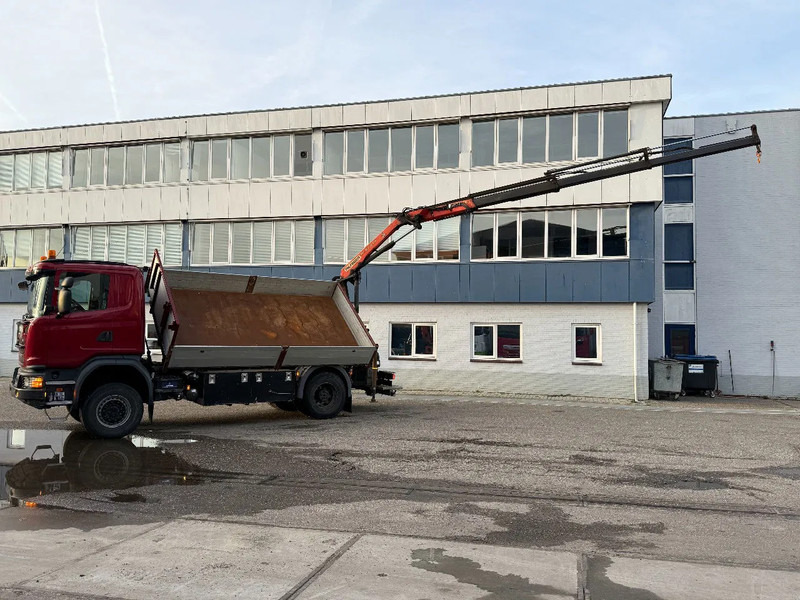 Scania G370 4X4 EURO 6 + 3-SIDE TIPPER + PALFINGER PK9002 + REMOTE - Lastbil med kran: billede 3 Scania G370 4X4 EURO 6 + 3-SIDE TIPPER + PALFINGER PK9002 + REMOTE - Lastbil med kran: billede 3