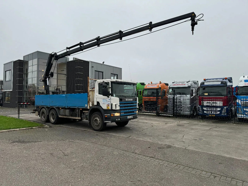 Scania P124-360 6X4 EURO 2 HIAB 200 C-5 ALL 2000 - Lastbil med kran: billede 1 Scania P124-360 6X4 EURO 2 HIAB 200 C-5 ALL 2000 - Lastbil med kran: billede 1