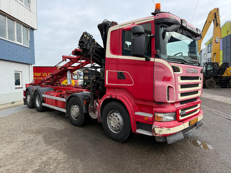 Lastbil med wirehejs, Lastbil med kran Scania R480 8X2 + HIAB 220-4 + REMOTE + HIAB MULTILIFT: billede 6 Lastbil med wirehejs, Lastbil med kran Scania R480 8X2 + HIAB 220-4 + REMOTE + HIAB MULTILIFT: billede 6