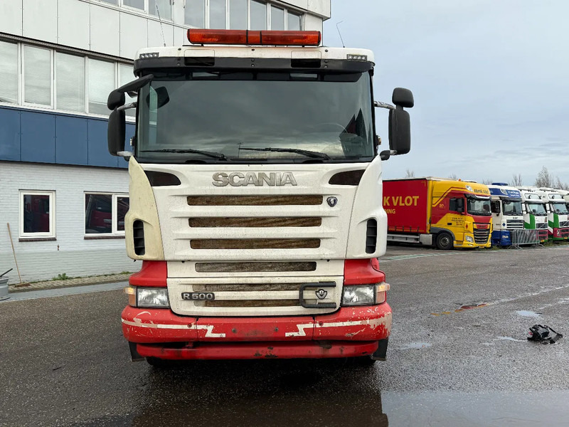 Scania R500 V8 8X4 + HIAB 220-5 + REMOTE + CABLELIFT - FULL STEEL SUSP. MANUAL GEAR. BIG AXLES - Lastbil med wirehejs, Lastbil med kran: billede 5 Scania R500 V8 8X4 + HIAB 220-5 + REMOTE + CABLELIFT - FULL STEEL SUSP. MANUAL GEAR. BIG AXLES - Lastbil med wirehejs, Lastbil med kran: billede 5