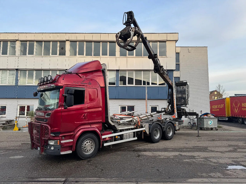 Scania R580 V8 6X4 EURO 6 JONSERED 1080 79 R HUB REDUCTION - Tømmerbil, Lastbil med kran: billede 1 Scania R580 V8 6X4 EURO 6 JONSERED 1080 79 R HUB REDUCTION - Tømmerbil, Lastbil med kran: billede 1