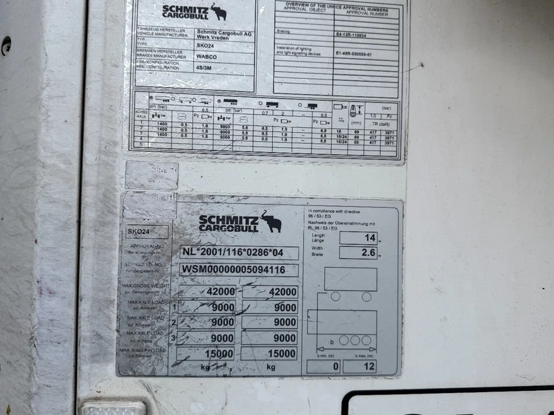 Kølevogn sættevogn Schmitz Cargobull SKO24 + THERMOKING SLX 300 D&E: billede 15