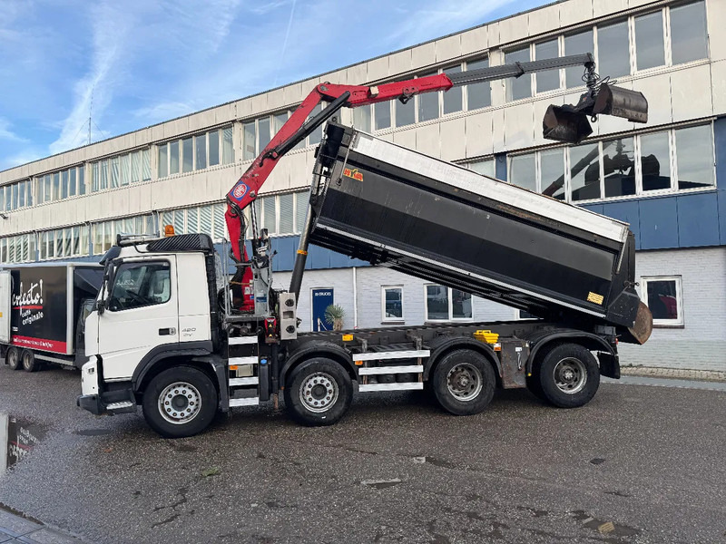 Volvo FMX 420 8X4 HMF 1643Z2 + REMOTE CONTROL + HYVA KIPPER - Tipvogn lastbil, Lastbil med kran: billede 2 Volvo FMX 420 8X4 HMF 1643Z2 + REMOTE CONTROL + HYVA KIPPER - Tipvogn lastbil, Lastbil med kran: billede 2