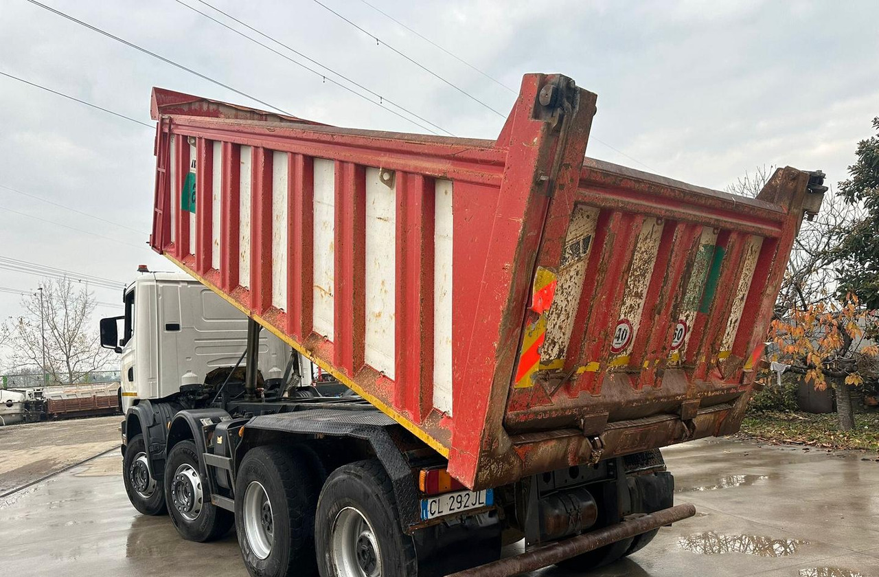 Tipvogn lastbil Scania 124 470 4 assi ribaltabile: billede 10