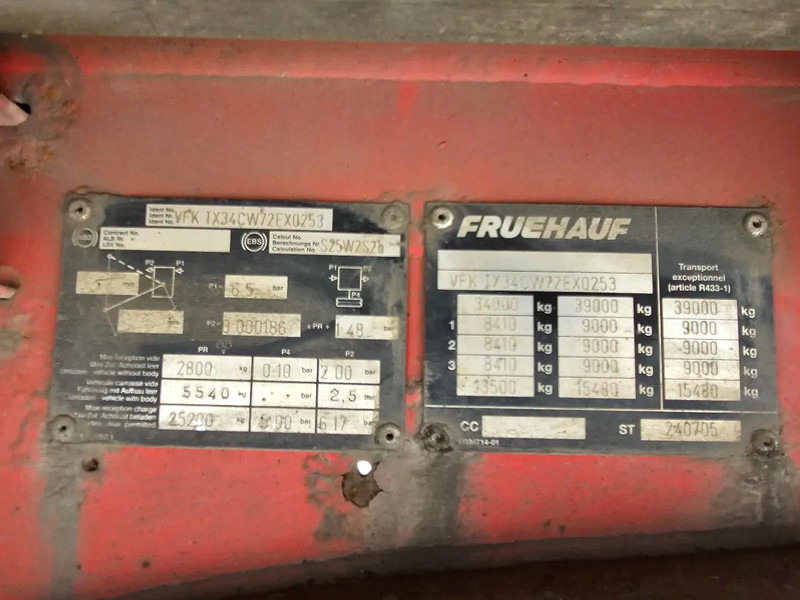 Gardintrailer Fruehauf SMB - DISC: billede 11