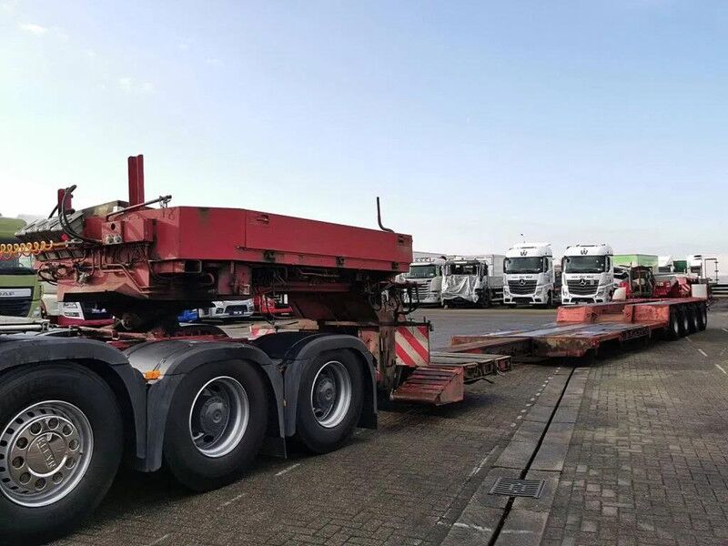 SCHEUERLE STBV 4544 ABFP Scheuerle STBV 4544 ABFP Dieplader 1993 – 4 Assen – 22.7 Ton Laadvermogen – Luchtvering – Trommelremmen- 2 meter uischuifbaar - Nedbygget platform sættevogn: billede 2 SCHEUERLE STBV 4544 ABFP Scheuerle STBV 4544 ABFP Dieplader 1993 – 4 Assen – 22.7 Ton Laadvermogen – Luchtvering – Trommelremmen- 2 meter uischuifbaar - Nedbygget platform sættevogn: billede 2