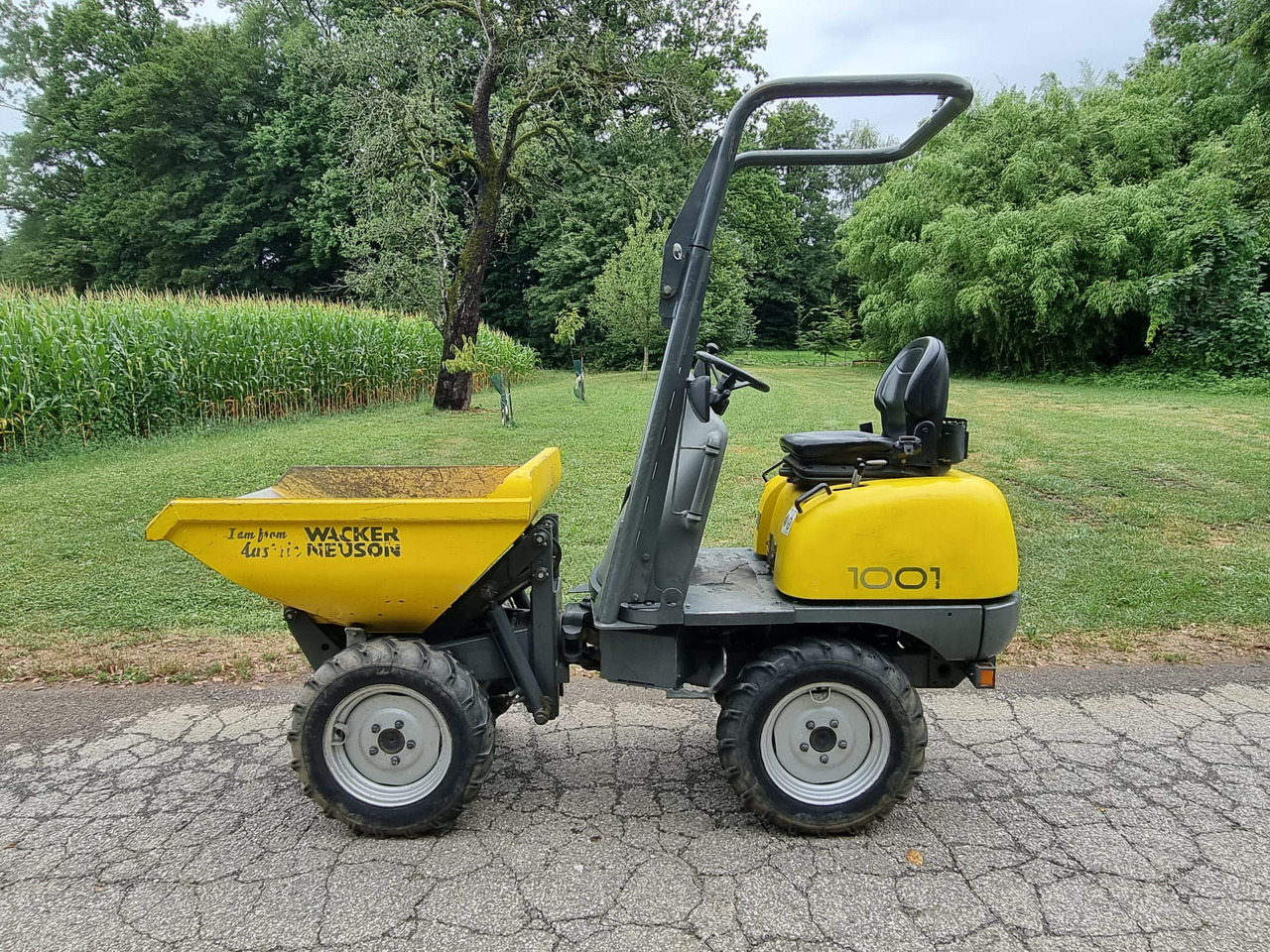 WACKER Neuson 1001 - Mini Tipvogn: billede 3 WACKER Neuson 1001 - Mini Tipvogn: billede 3