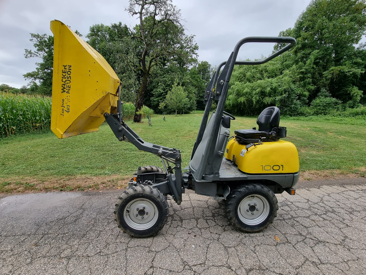 WACKER Neuson 1001 - Mini Tipvogn: billede 1 WACKER Neuson 1001 - Mini Tipvogn: billede 1