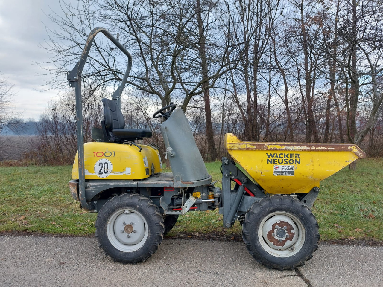 WACKER Neuson 1001 - Mini Tipvogn: billede 2 WACKER Neuson 1001 - Mini Tipvogn: billede 2