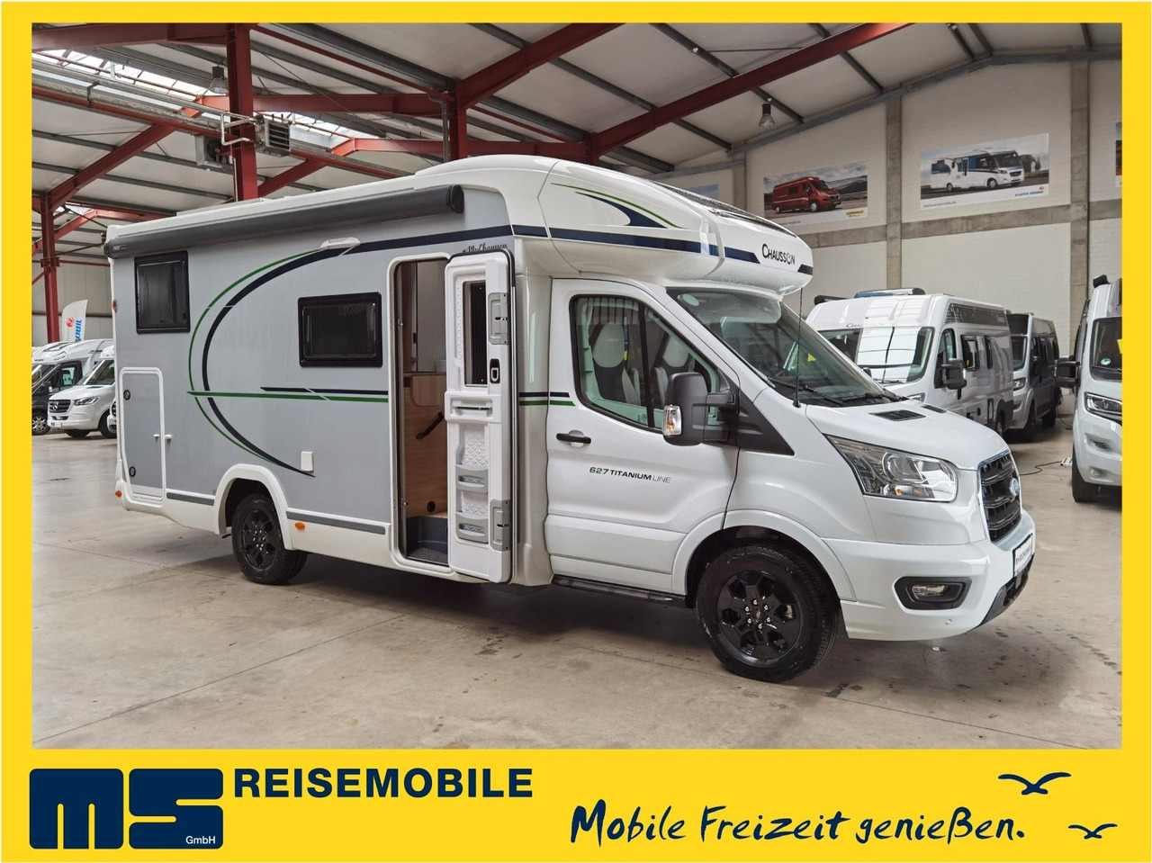 Chausson 627 TITANIUM / - 2026 -/ EINZELBETTEN & HUBBETT - Delintegreret autocamper: billede 1 Chausson 627 TITANIUM / - 2026 -/ EINZELBETTEN & HUBBETT - Delintegreret autocamper: billede 1