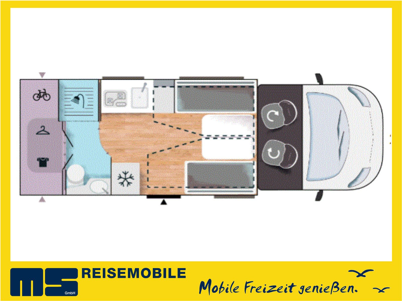 Chausson 630 TITANIUM / - 2026 - / EINZEL.- HUBBETTEN - Delintegreret autocamper: billede 2 Chausson 630 TITANIUM / - 2026 - / EINZEL.- HUBBETTEN - Delintegreret autocamper: billede 2