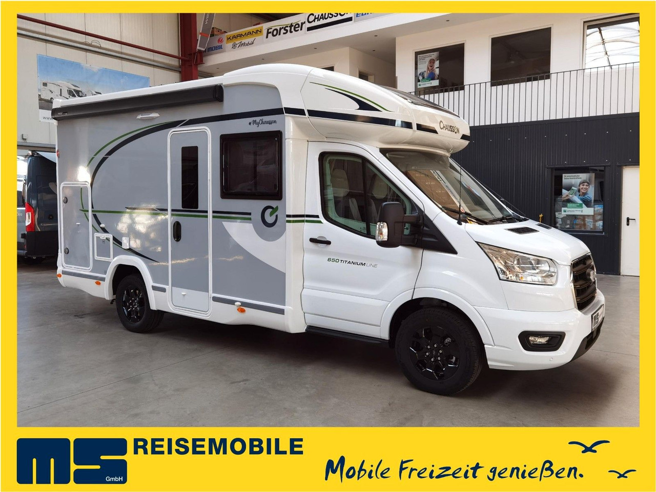 Chausson 650 TITANIUM / MODELL 2026 / 165PS-8G. / HUBBETT - Delintegreret autocamper: billede 1 Chausson 650 TITANIUM / MODELL 2026 / 165PS-8G. / HUBBETT - Delintegreret autocamper: billede 1
