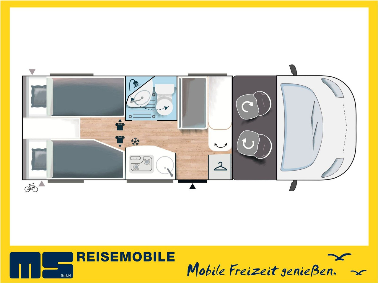 Chausson S 697 SPORT LINE / - 2026-/ 165PS / EINZELBETTEN - Delintegreret autocamper: billede 2 Chausson S 697 SPORT LINE / - 2026-/ 165PS / EINZELBETTEN - Delintegreret autocamper: billede 2