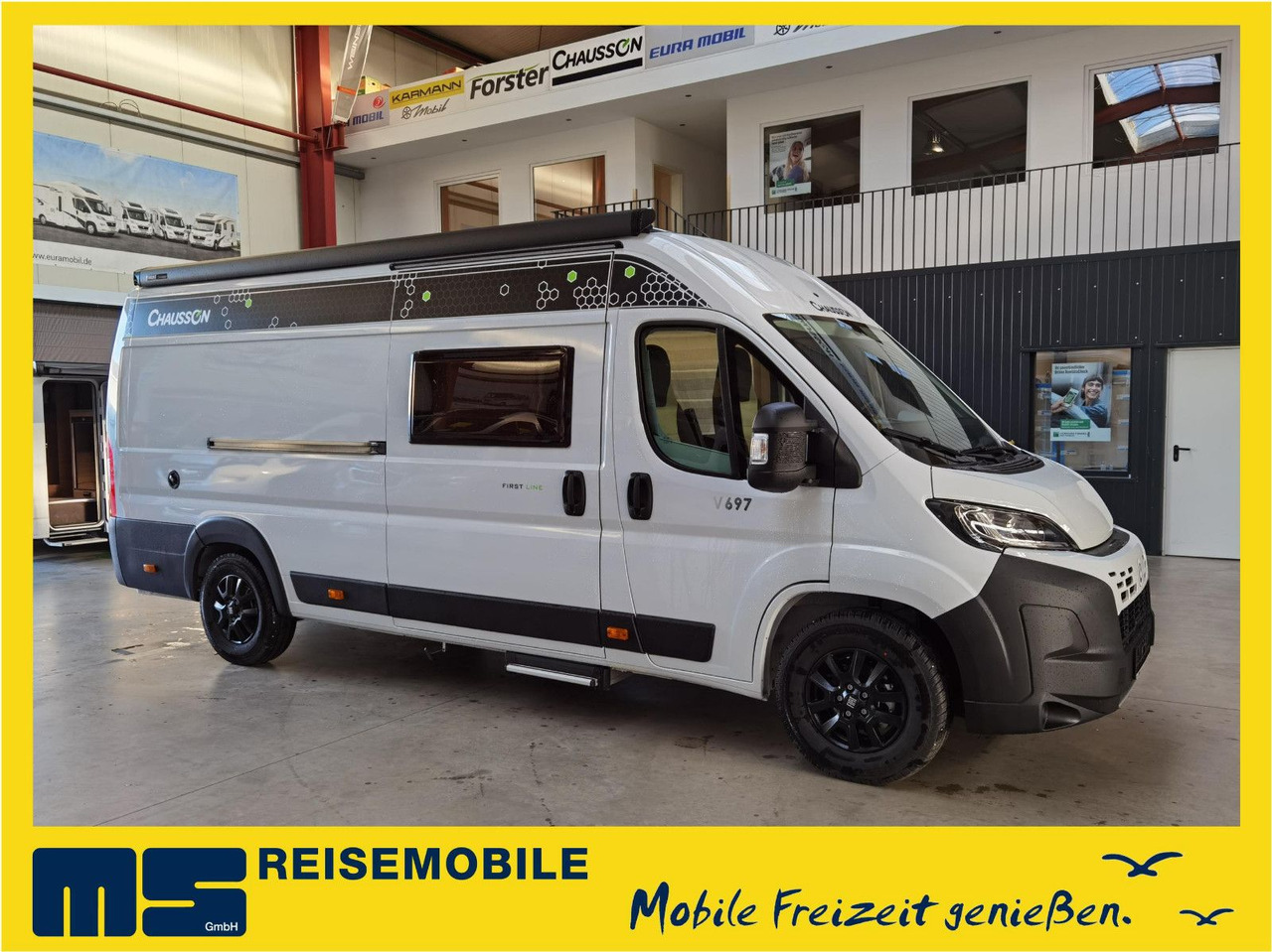 Chausson V697 FIRST LINE/ -2026-/ 140PS / EINZELBETTEN - Camper van: billede 1 Chausson V697 FIRST LINE/ -2026-/ 140PS / EINZELBETTEN - Camper van: billede 1