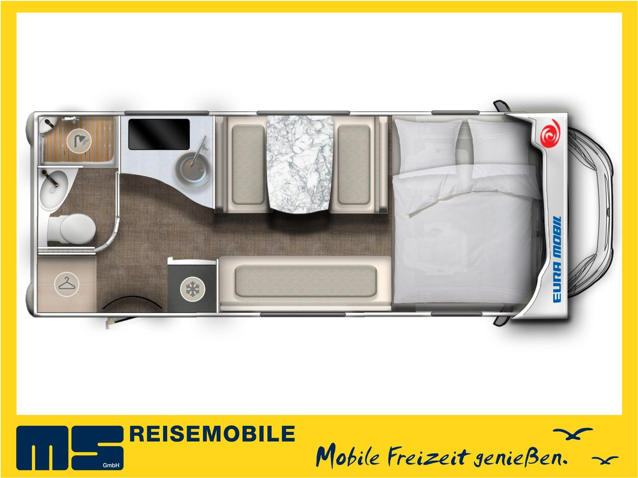 Eura Mobil ACTIVA ONE 630 LS / -2025- / 140PS / RAUMWUNDER - Autocamper med alkove: billede 2 Eura Mobil ACTIVA ONE 630 LS / -2025- / 140PS / RAUMWUNDER - Autocamper med alkove: billede 2