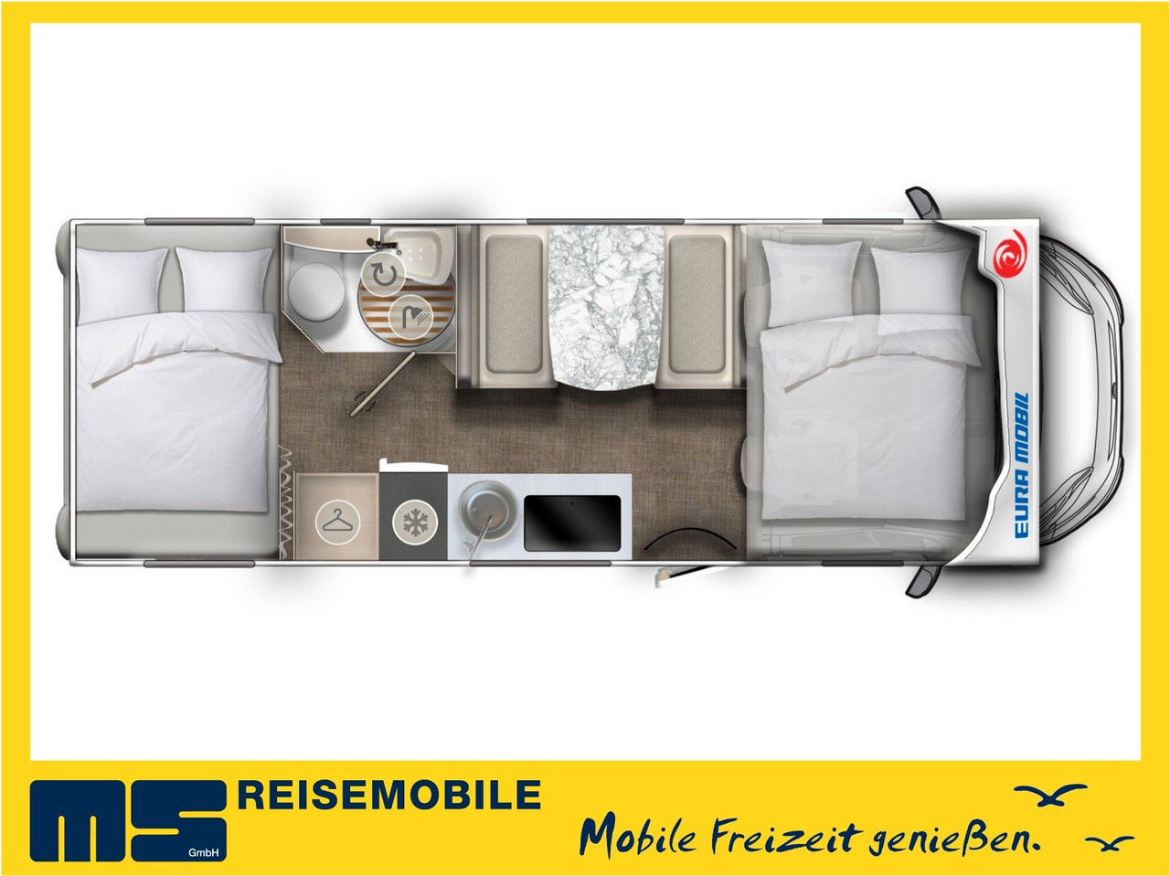 Eura Mobil ACTIVA ONE 690 HB / 180PS-40H MAXI/ PANORAMADACH - Autocamper med alkove: billede 2 Eura Mobil ACTIVA ONE 690 HB / 180PS-40H MAXI/ PANORAMADACH - Autocamper med alkove: billede 2