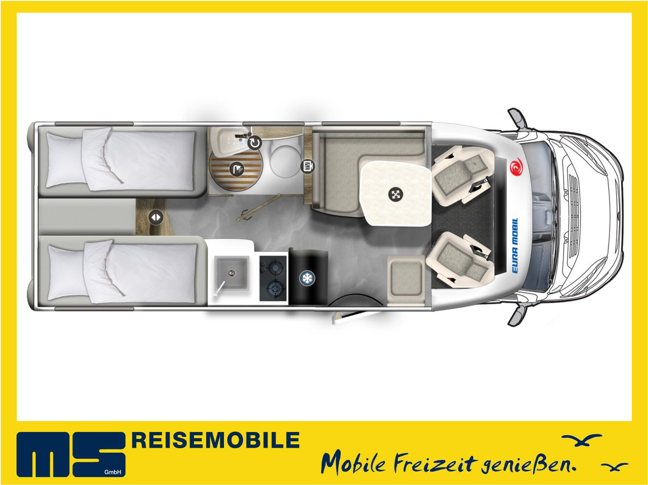 Eura Mobil PROFILA T 660 EB / -2025-/ 140PS / MONDIAL-PAKET - Delintegreret autocamper: billede 2 Eura Mobil PROFILA T 660 EB / -2025-/ 140PS / MONDIAL-PAKET - Delintegreret autocamper: billede 2