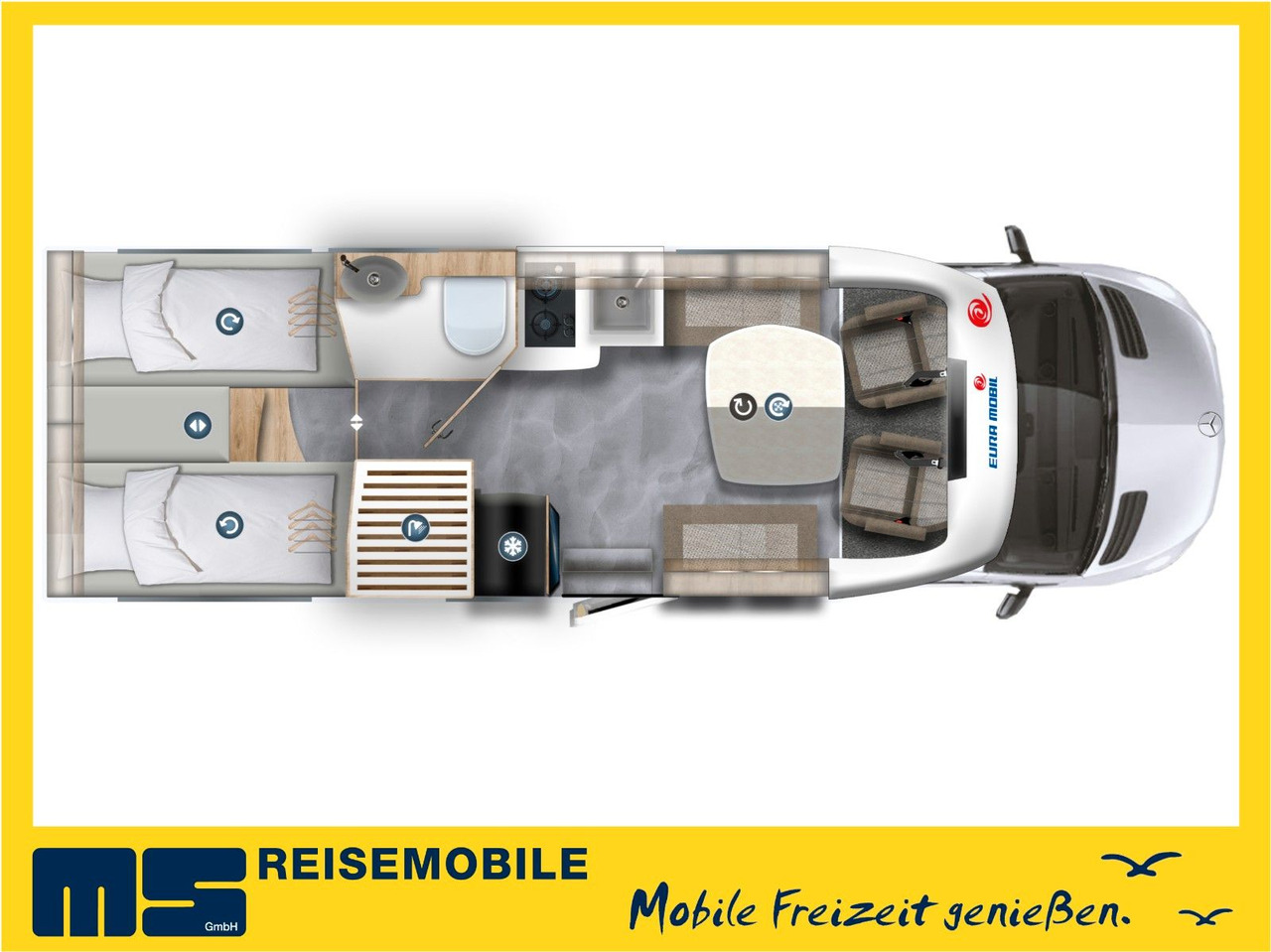 Eura Mobil PROFILA T 726 EF FREESTYLE -SONDERMODELL 2026 - Delintegreret autocamper: billede 2 Eura Mobil PROFILA T 726 EF FREESTYLE -SONDERMODELL 2026 - Delintegreret autocamper: billede 2