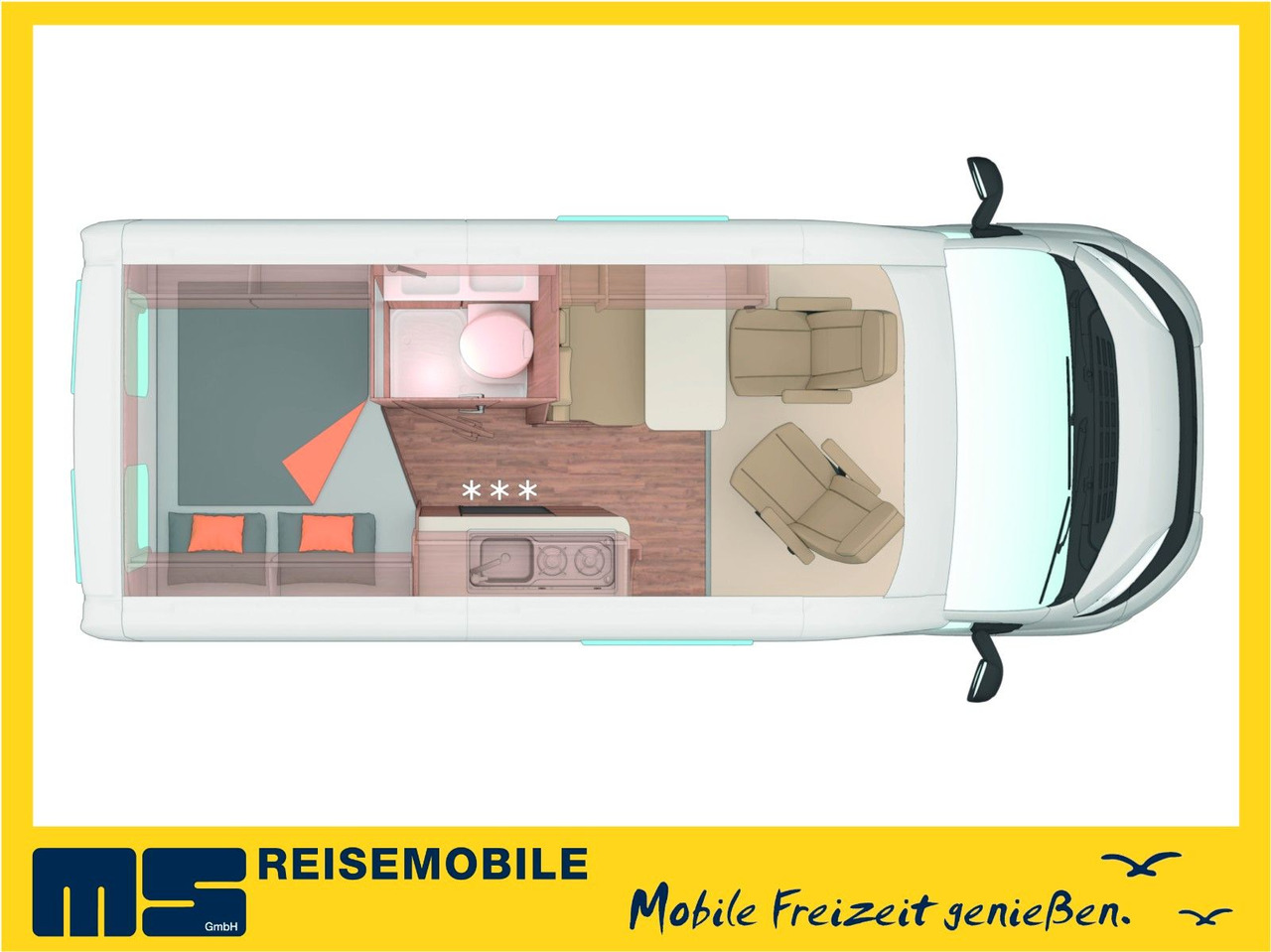 Weinsberg CARABUS GREY 540 MQ - EDITION FIRE /-2026-/140PS - Camper van: billede 2 Weinsberg CARABUS GREY 540 MQ - EDITION FIRE /-2026-/140PS - Camper van: billede 2