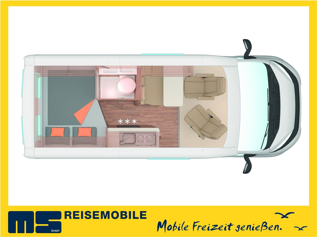 Weinsberg CARABUS GREY 540 MQ - EDITION FIRE /-2026-/140PS - Camper van: billede 2 Weinsberg CARABUS GREY 540 MQ - EDITION FIRE /-2026-/140PS - Camper van: billede 2