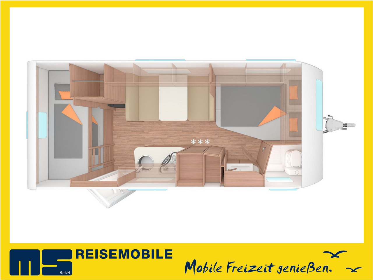 Weinsberg CARAONE 500 FDK -MODELL 2026- / 1700kg - Campingvogn: billede 2 Weinsberg CARAONE 500 FDK -MODELL 2026- / 1700kg - Campingvogn: billede 2