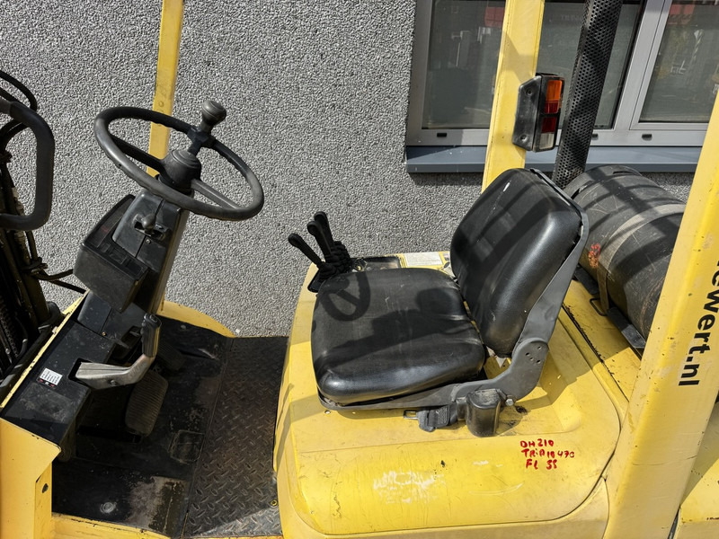 Gas gaffeltruck Hyster H2.50XM Triplo 470 Freelift / Sideshift LPG 1995: billede 11