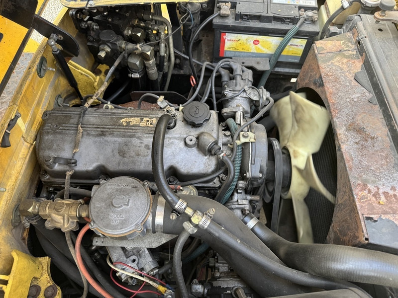 Gas gaffeltruck Hyster H2.50XM Triplo 470 Freelift / Sideshift LPG 1995: billede 12